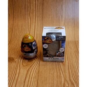 LOT OF 2 Jurassic World toys Dig & Discover dinosaur & CAPTIVZ Dominion dino egg
